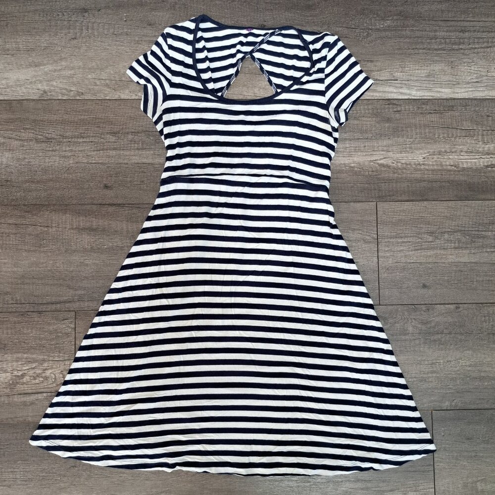 Seraphina striped jersey dress